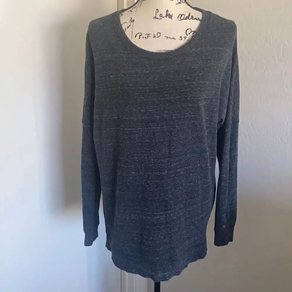 Calia by Carrie Underwood Gray Lightweight Pullover Sweater Casual
